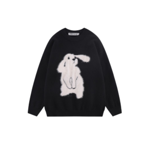 Curious Bunny Graphic Sweater