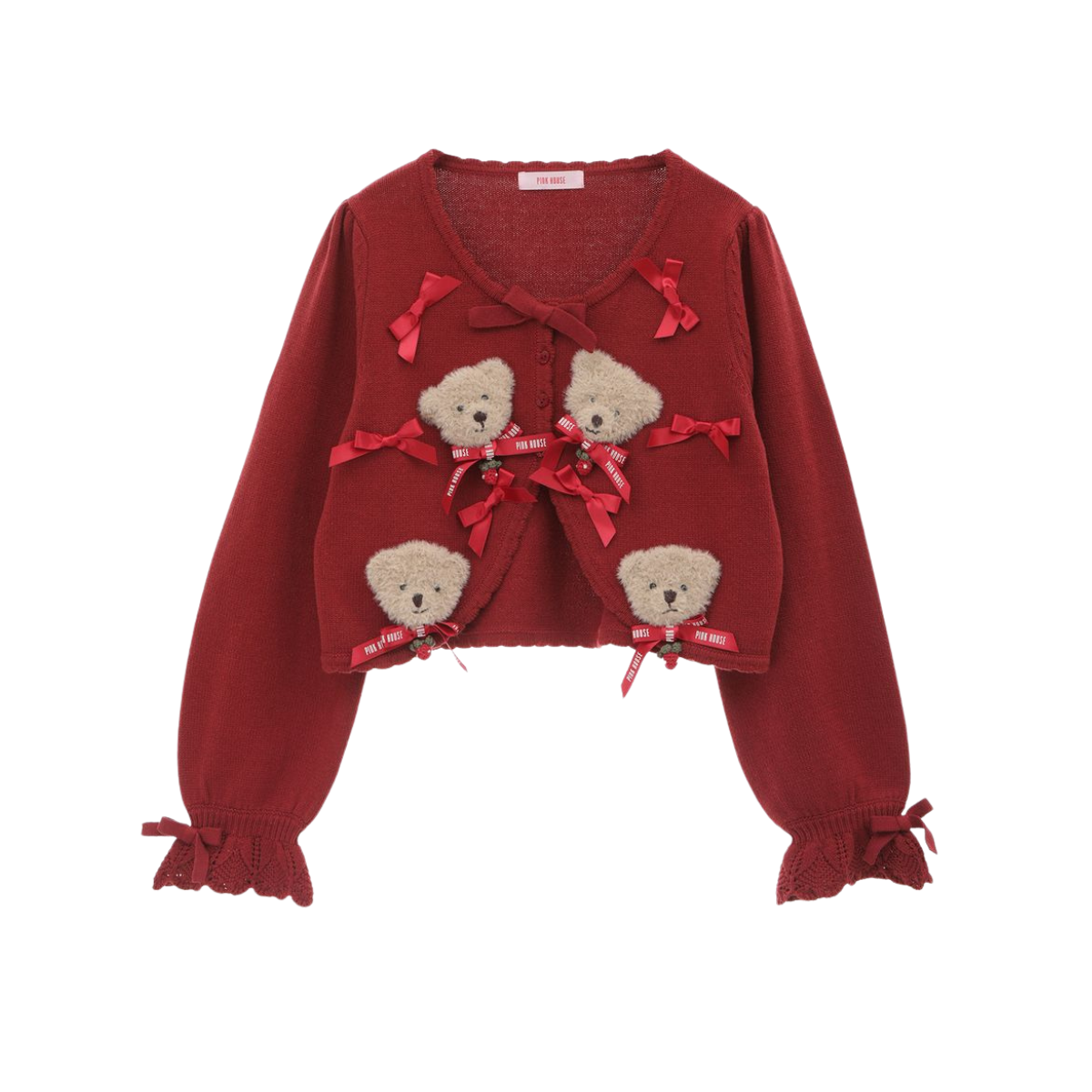 Ruby Bear Ballet Cardigan