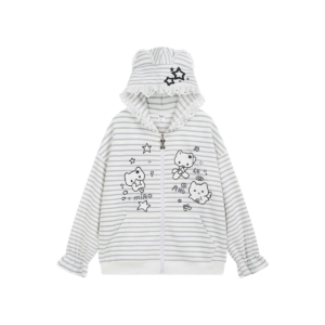 triple-cat-striped-zip-hoodie